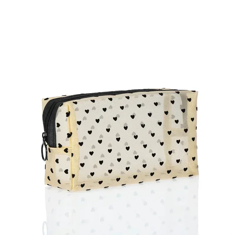 Nylon Mesh Cosmetic Zipper Bag